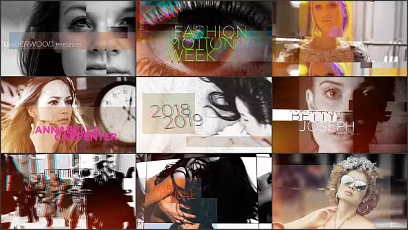 Videohive Glitch Fashion Motion Week 21212988