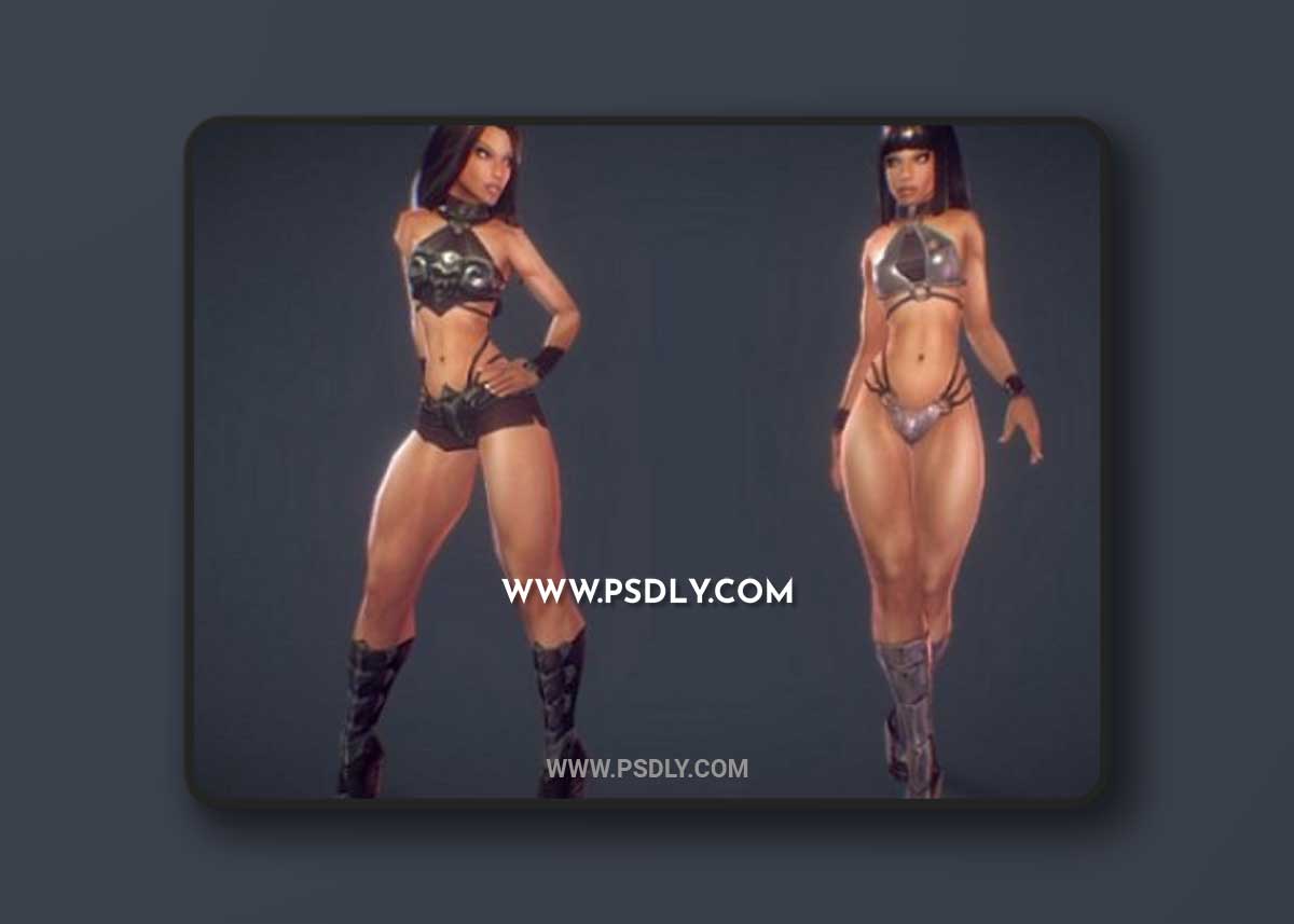 Aleysha-Low-Poly-3D-Model