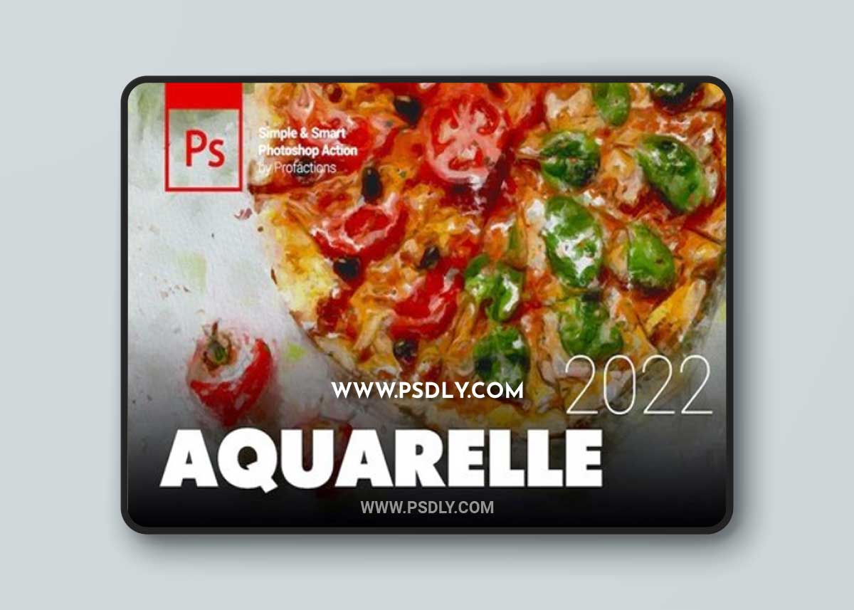 Aquarelle Photoshop Action P4M6GQV