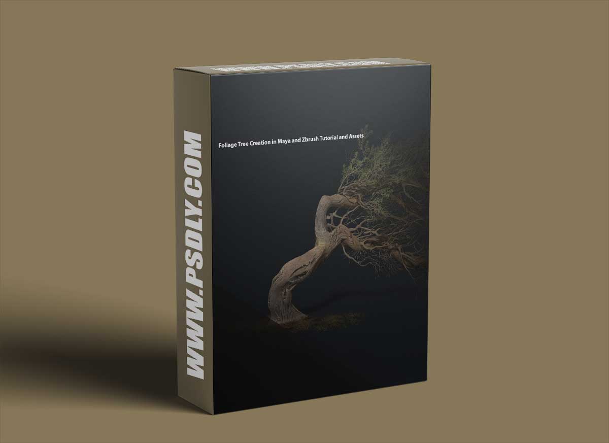 Artstation – Foliage Tree Creation in Maya and Zbrush Tutorial and Assets