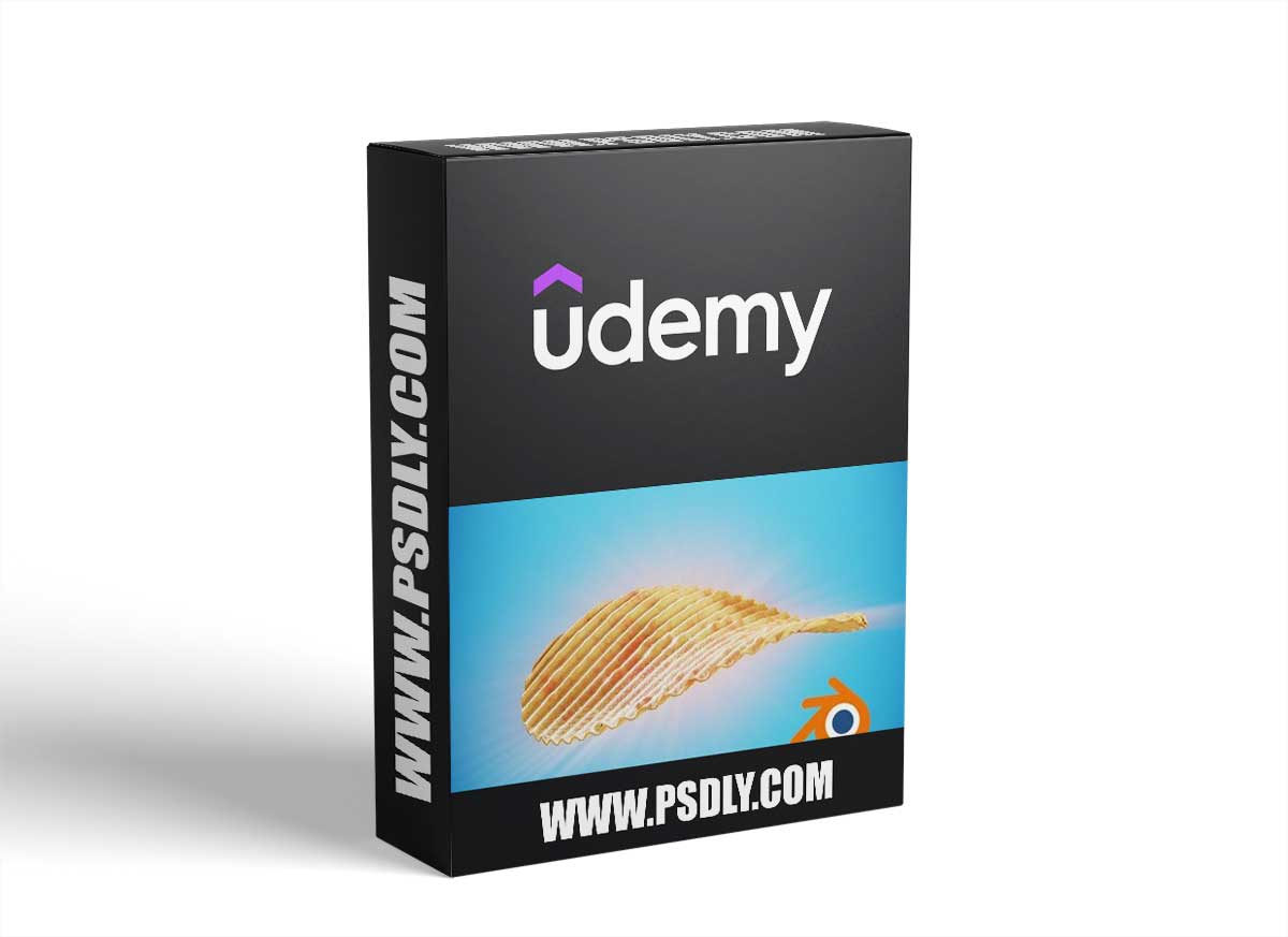 Blender : Create Your First 3D Food - Make Realistic chips