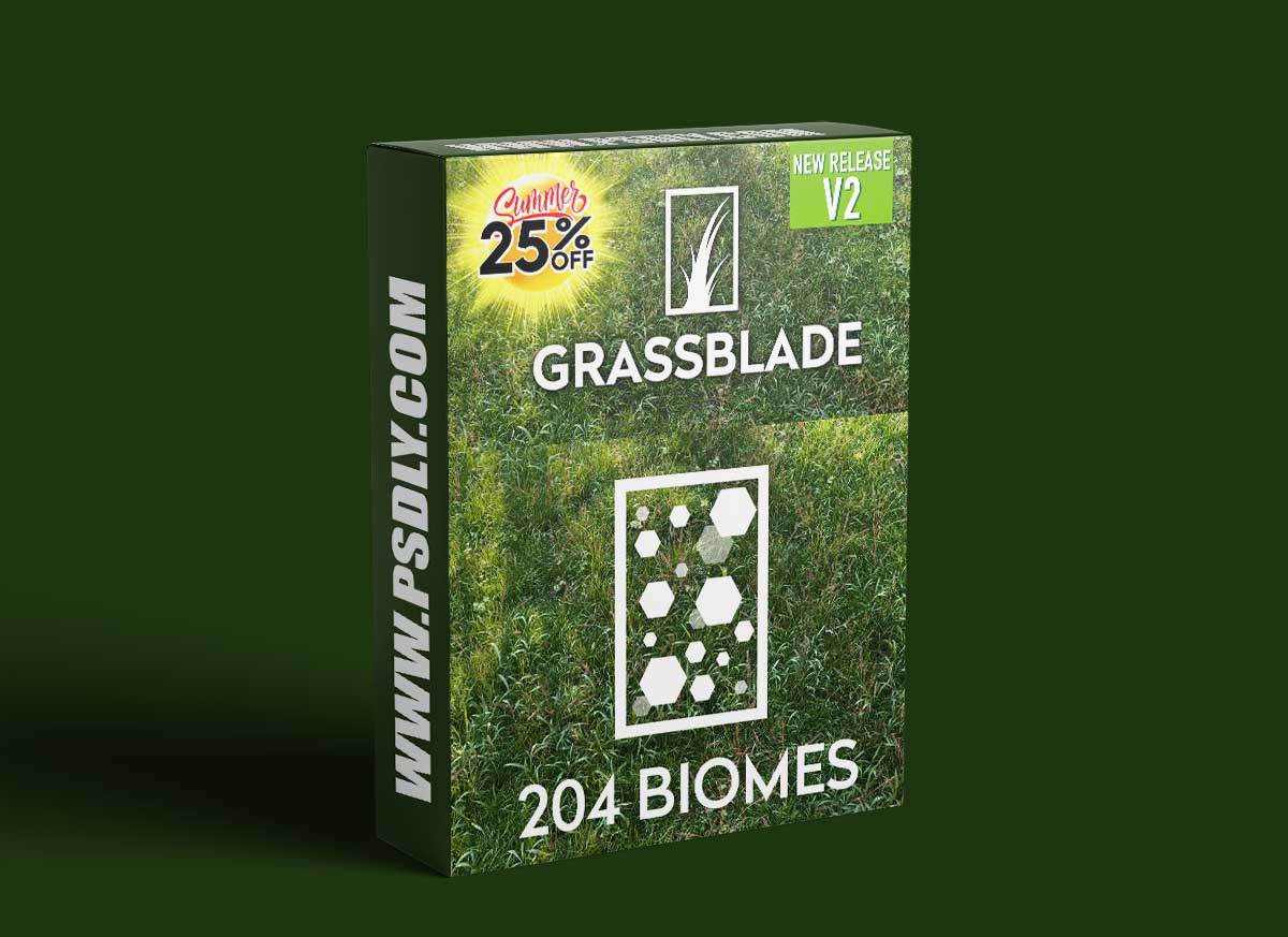 Blender Market - Grassblade v2.2 + scatpack for Scatter5