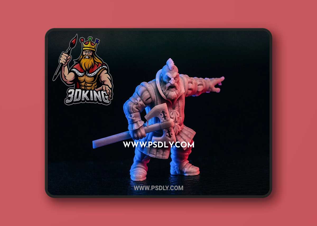 Bori van Gilden - Dwarf Witcher 3D Print 3D Model