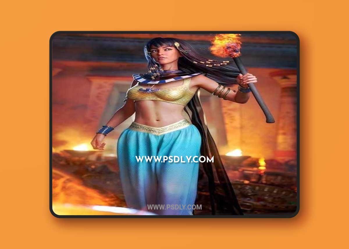 Cleopatra’s Egyptian Bundle 3D Model