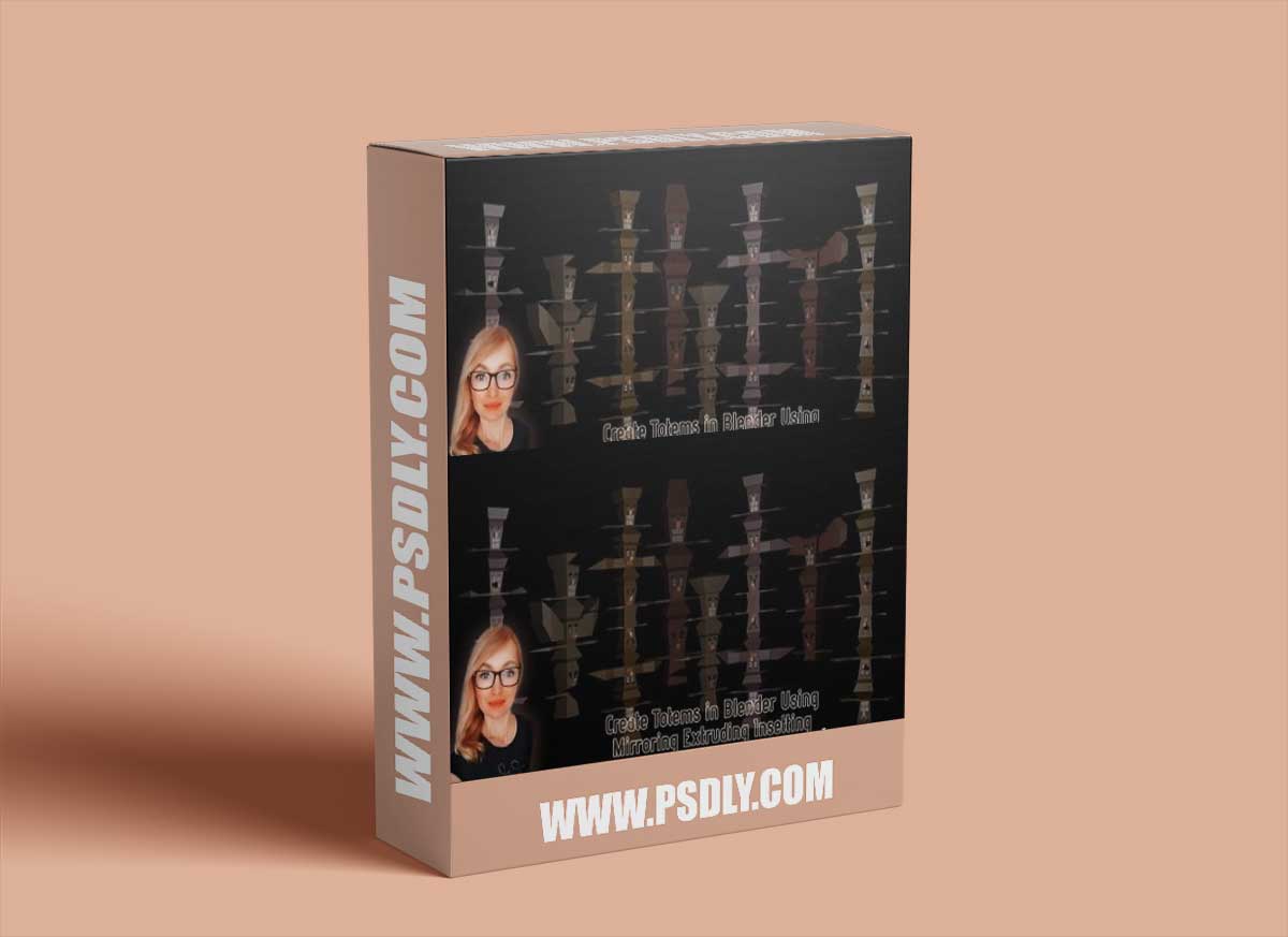 Create Totems in Blender Using Mirroring Extruding Insetting Loop Cuts and Multiple Materials