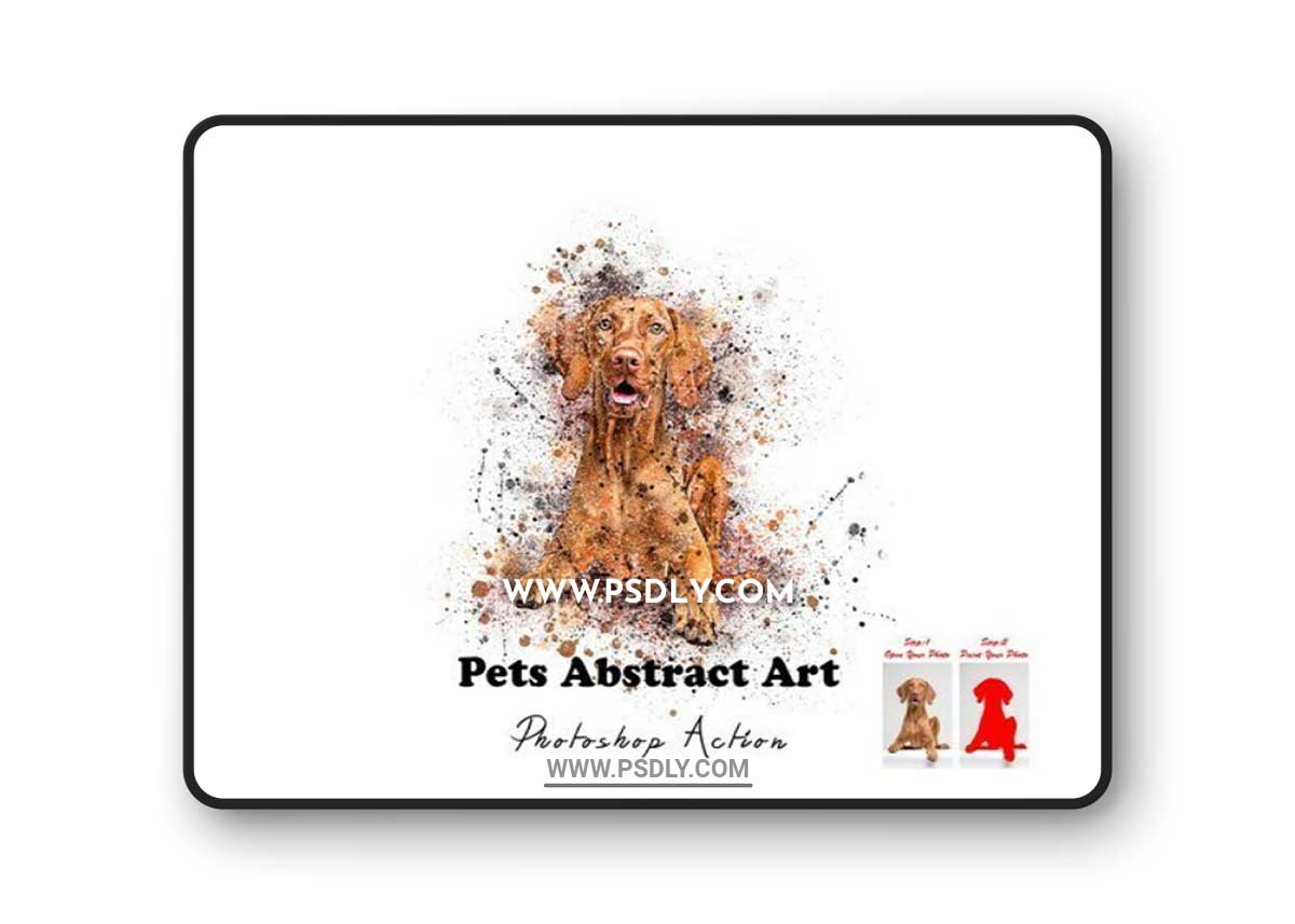 CreativeMarket - Pets Abstract Art Photoshop Action 7541562