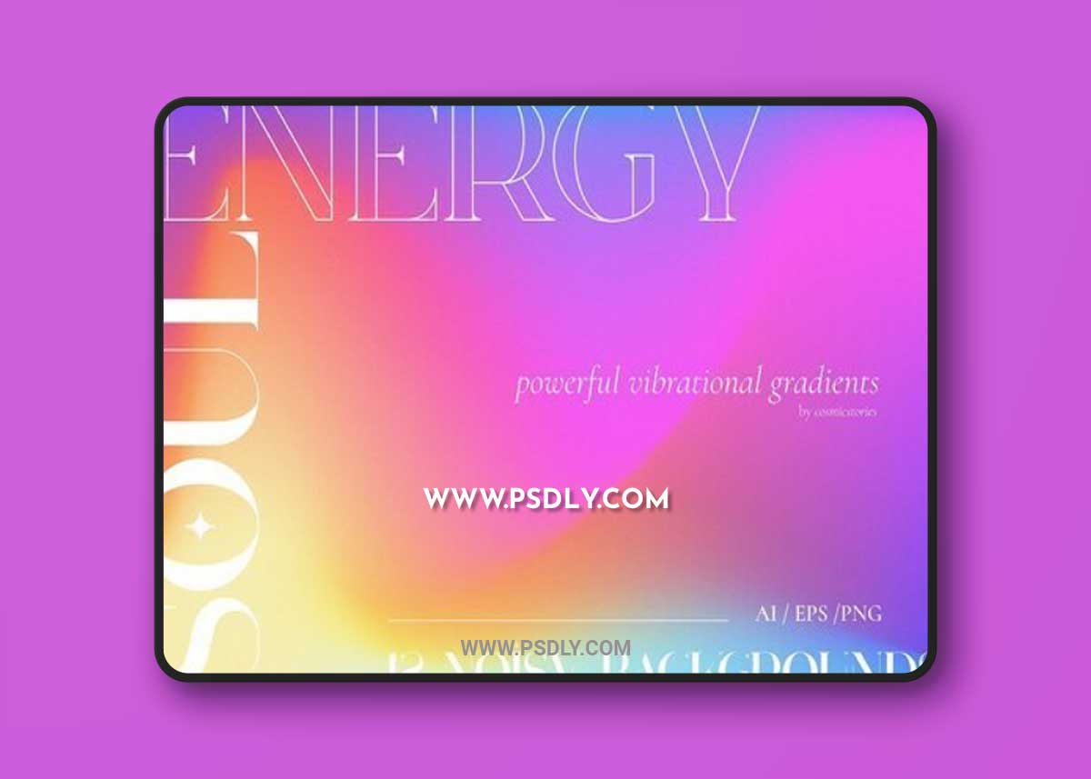 CreativeMarket - Soul Energy vibrant noisy gradients 6239960
