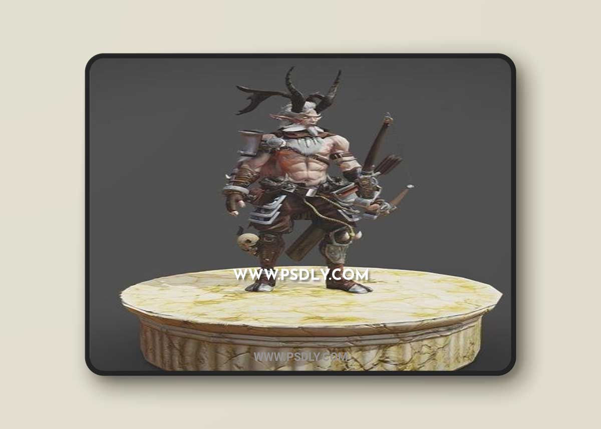 Demon Hunter and The Legend of King Arthur - Merlin 3D Print