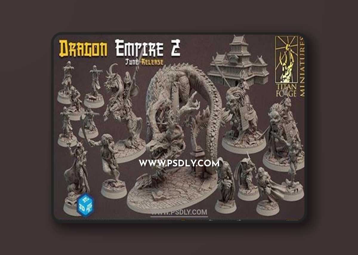 Dragon Empire 2 3D Print 3D Model