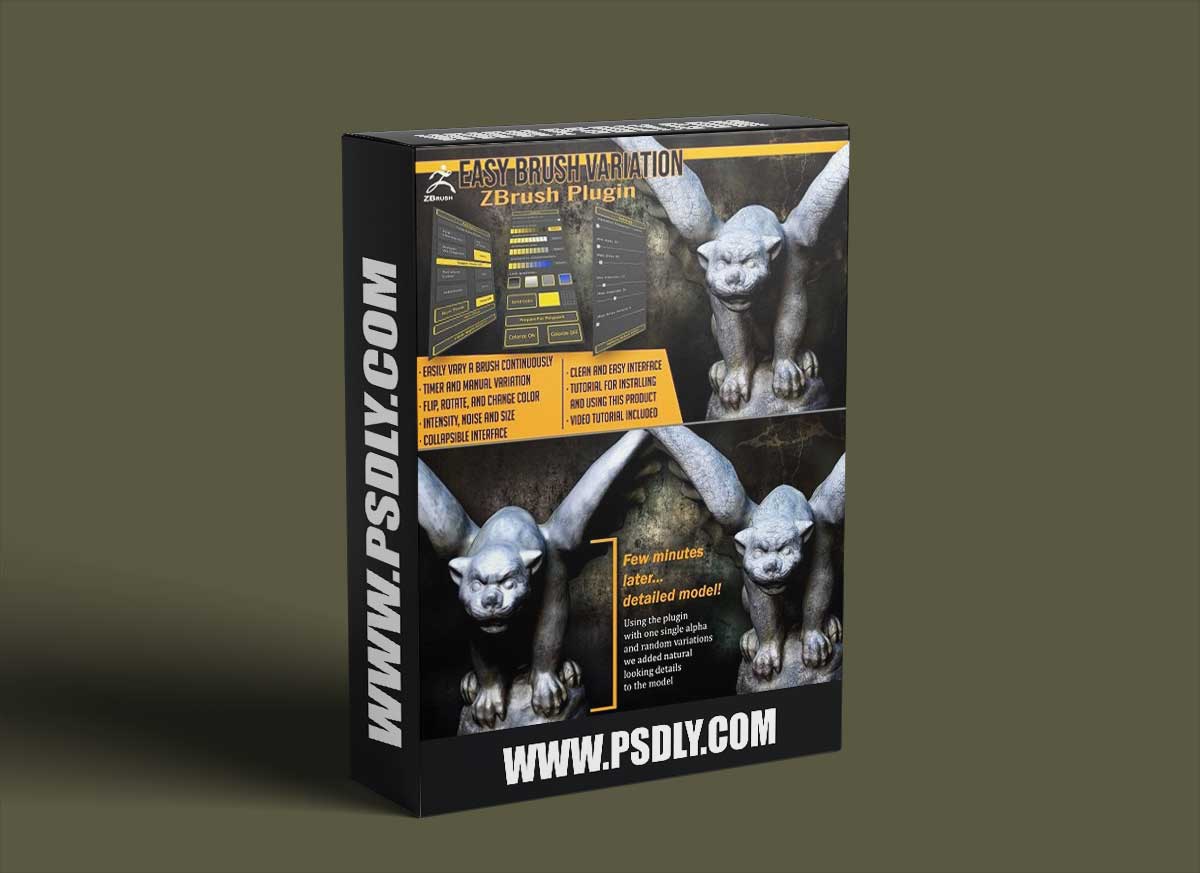 Easy Brush Variation ZBrush Plugin