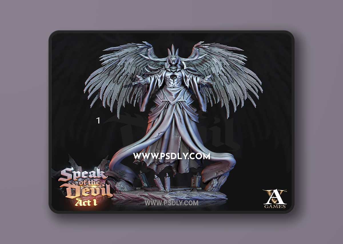 Fallen 1 3D Print 3D Model