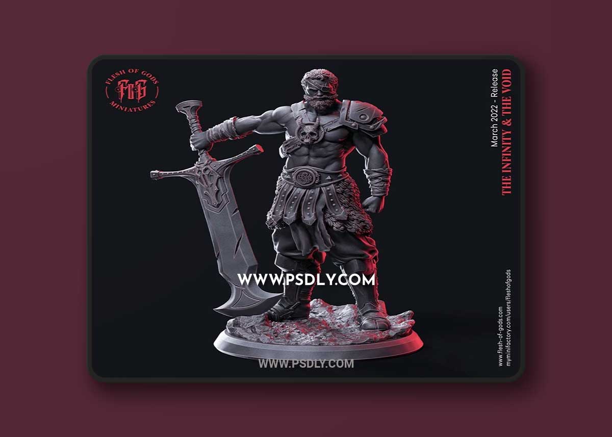 Kabel The Swordsman 3D Print