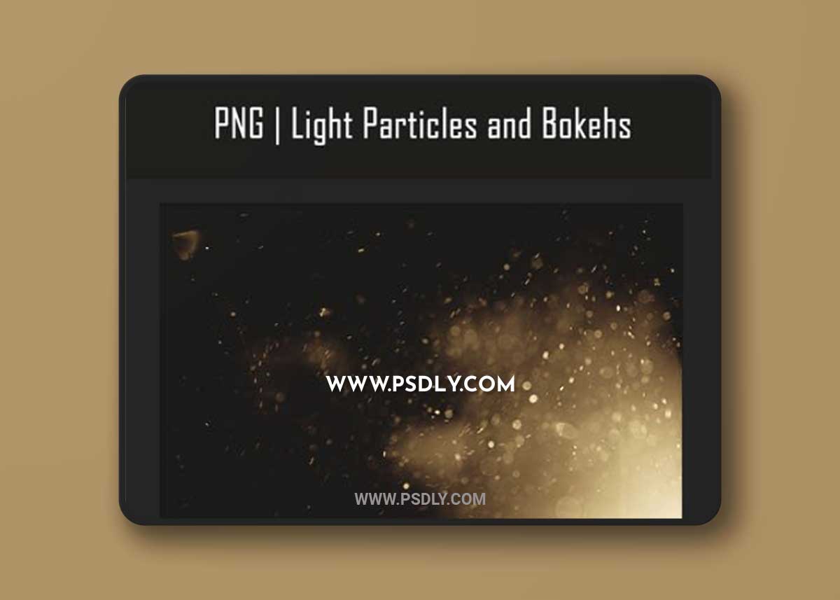 Light Particles & Bokeh PNG Stocks
