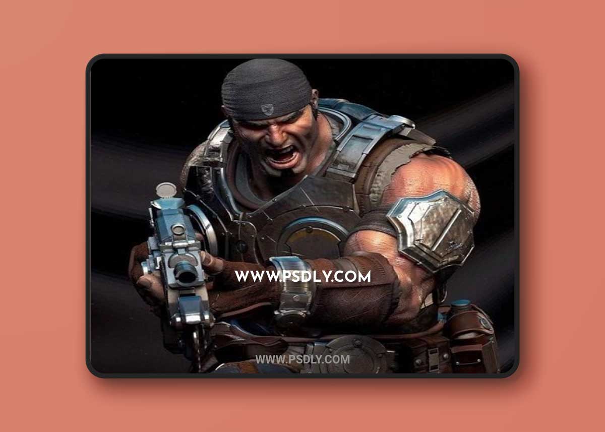 Marcus Fenix Gears of War – 3D Print Model