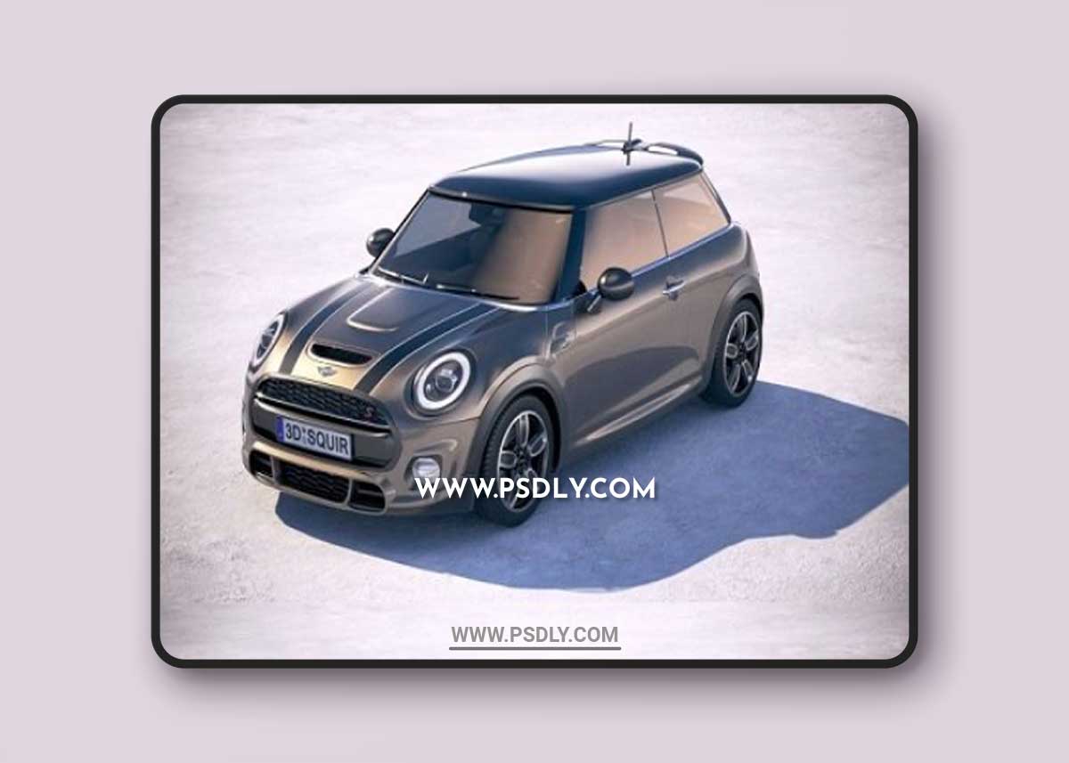 Mini Cooper S 3-door 2019 3D Model