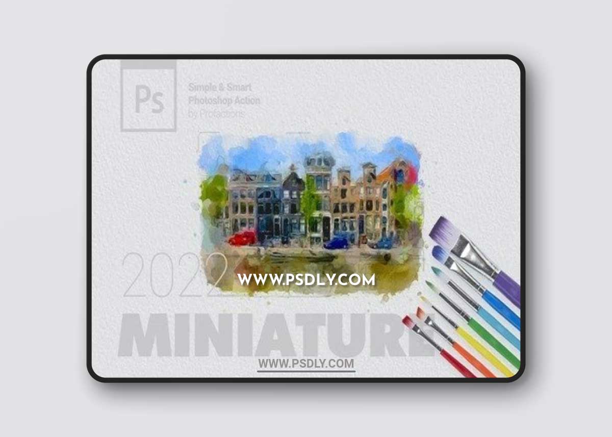 Miniature Photoshop Action