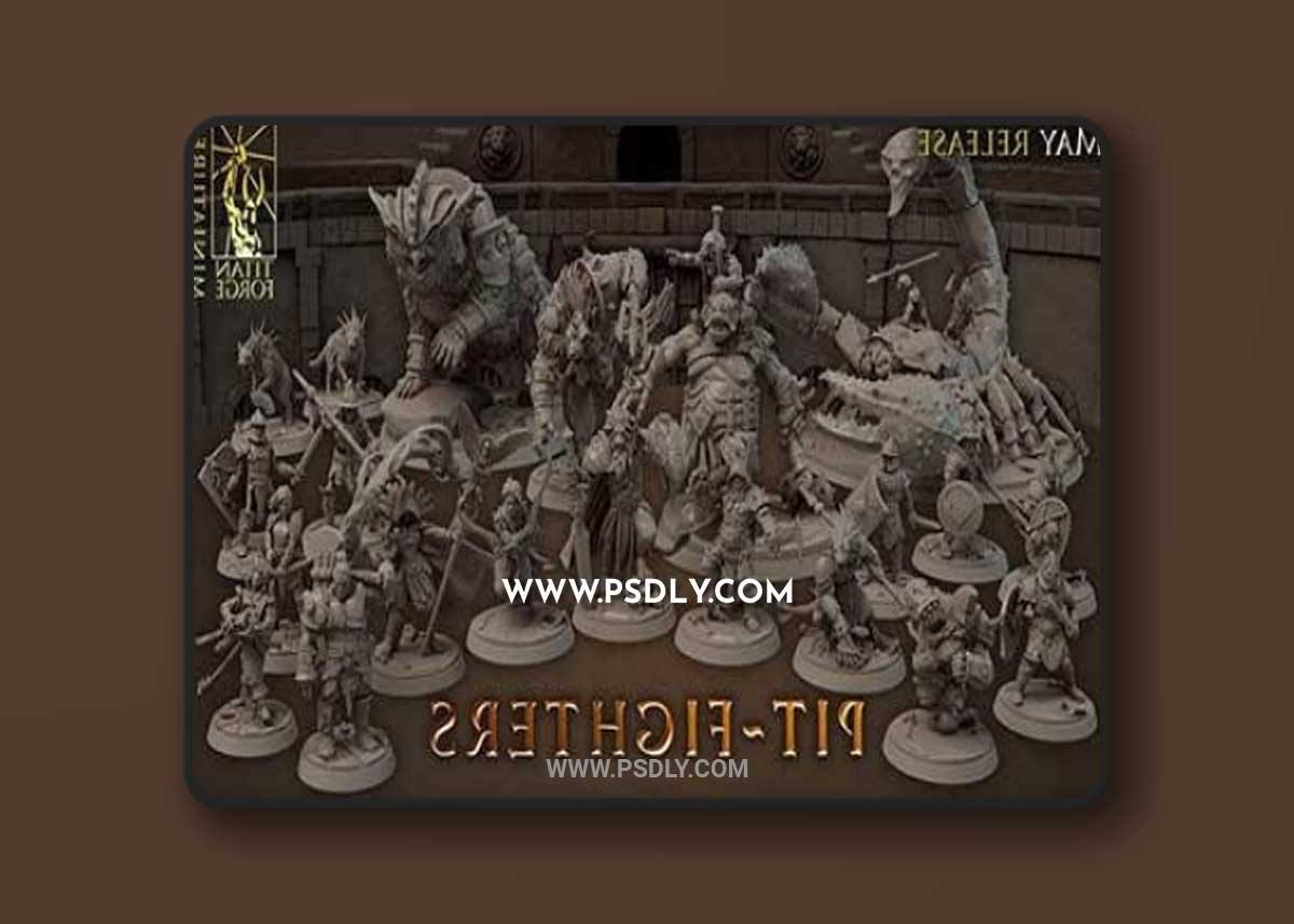 Pitfighters 3D Print 3D Model