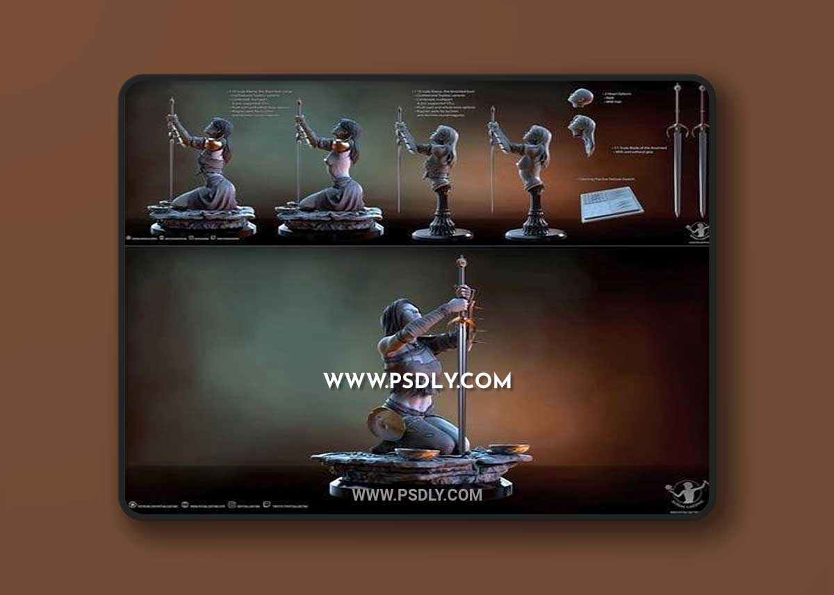 Ritual Casting - Keena the Anointed August 2022 – 3D Print Model