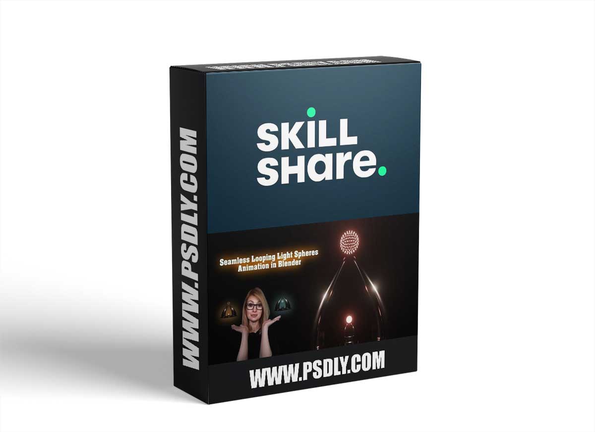 Seamless Looping Light Spheres Animation in Blender