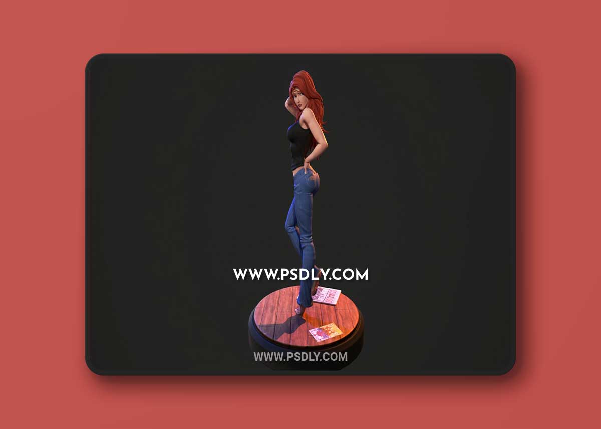 Sexy Mary Jane Watson 3D Model