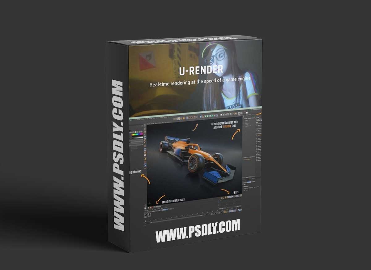U-Render 2022.8 For Cinema 4D R20-R26