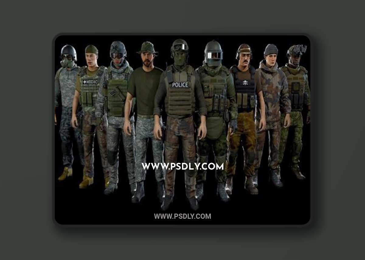 Unreal Engine - Modular military character 2