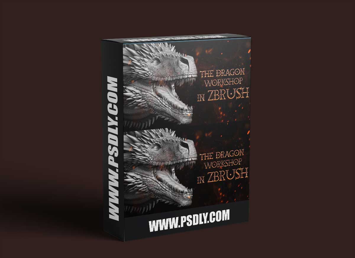 Artstation - CG Sphere Dragon Workshop + Brushes * Sculpt Your First Dragon In Zbrush *