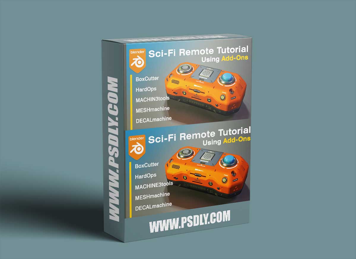 Artstation – Blender – Sci-Fi Remote Tutorial