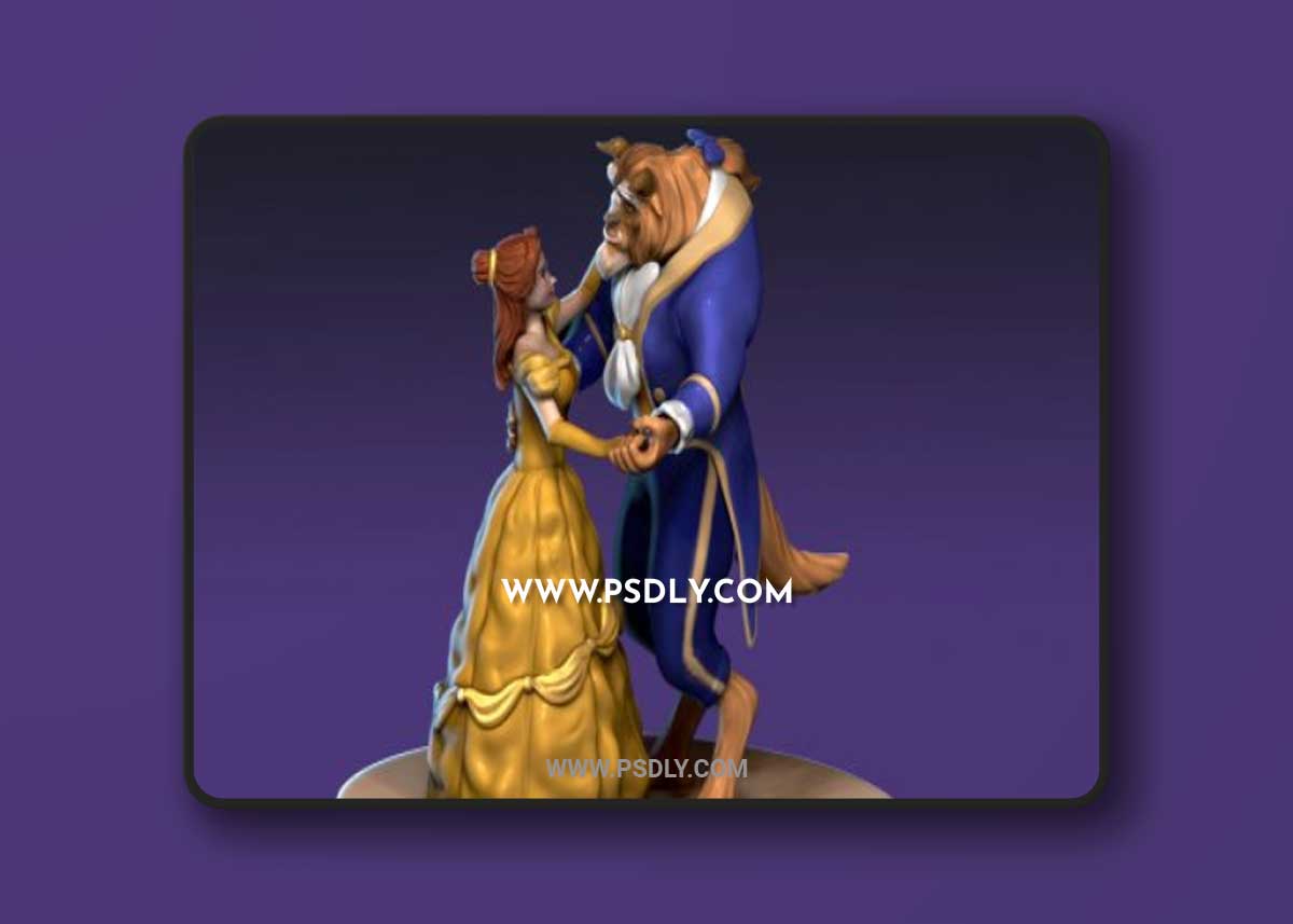 Beauty and the Beast – 3D Print Model STL