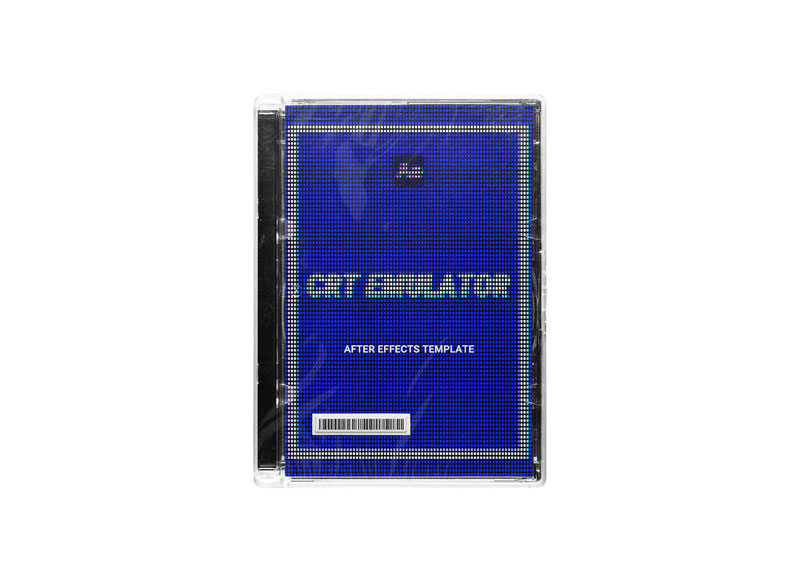 CRT Emulator [Retro Pixelation After Effect Template]