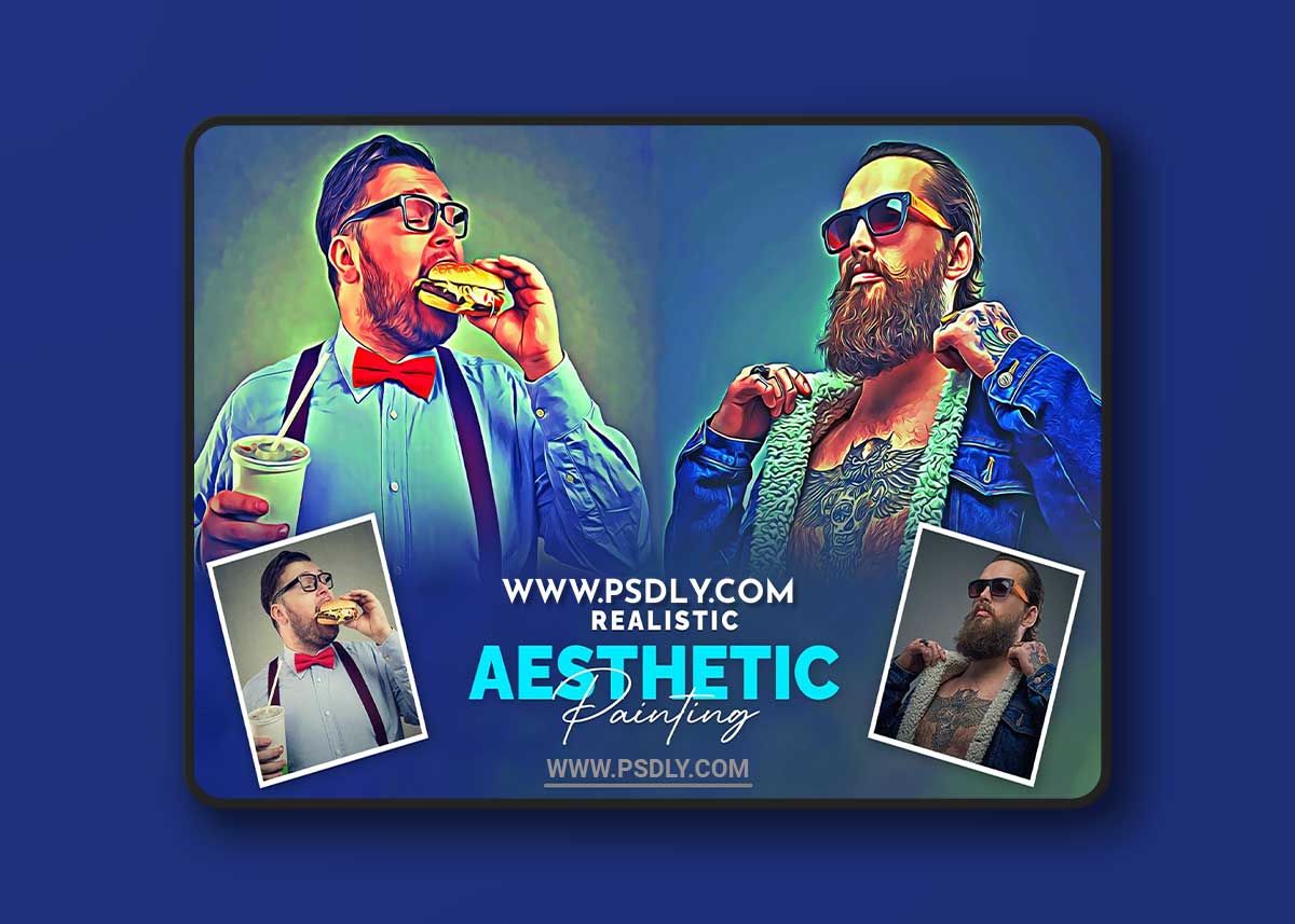 CreativeMarket - Realistic Asthetic Painting 7821844