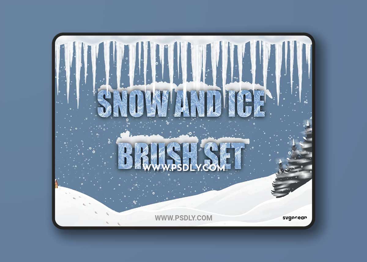 CreativeMarket - Snow and Ice Procreate Brushes 10173823