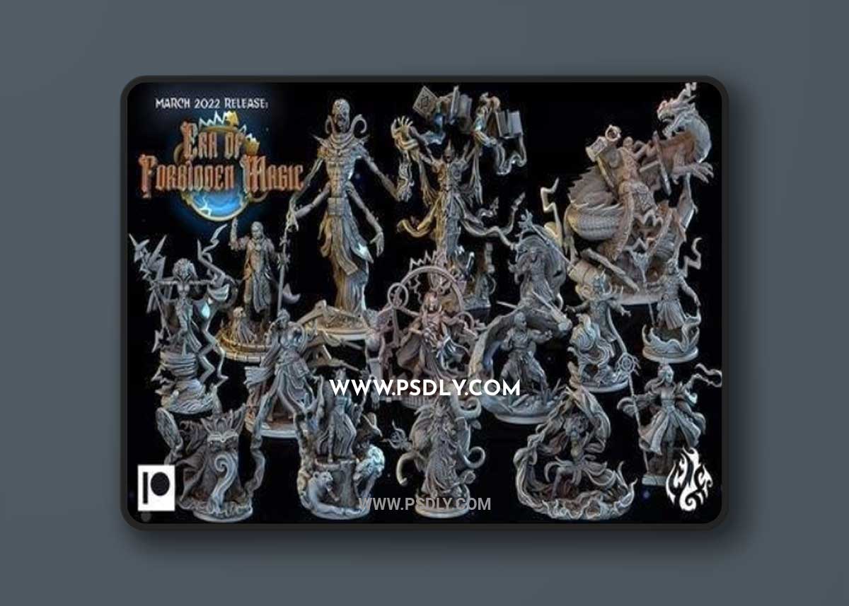 Crippled God Foundry - Era of Forbidden Magic March 2022 3D Print