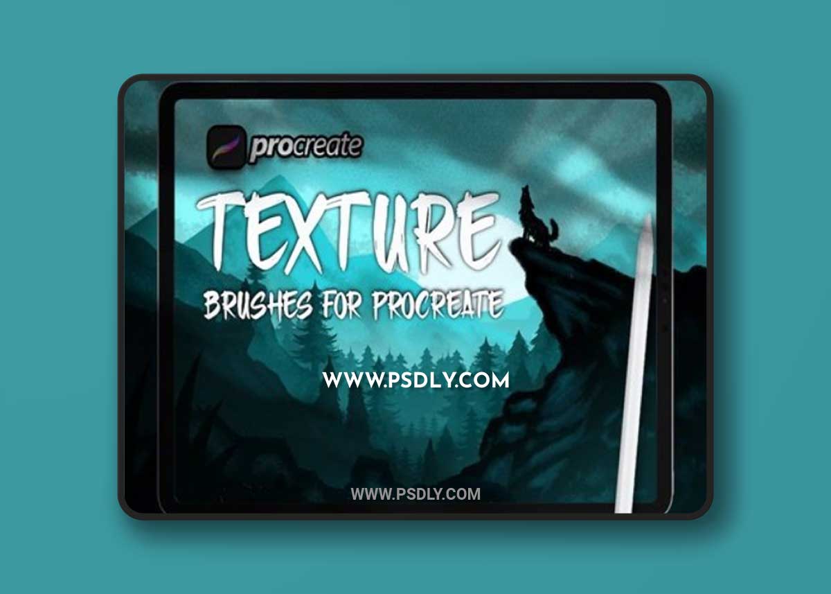 Dans Manual Drawing Texture brush Procreate 6V58K6U