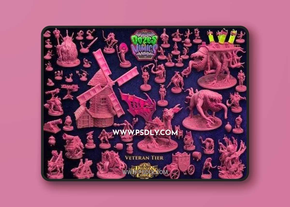 Dragon Trappers Lodge - Oozes VS Mimics Veteran September 2022 3D