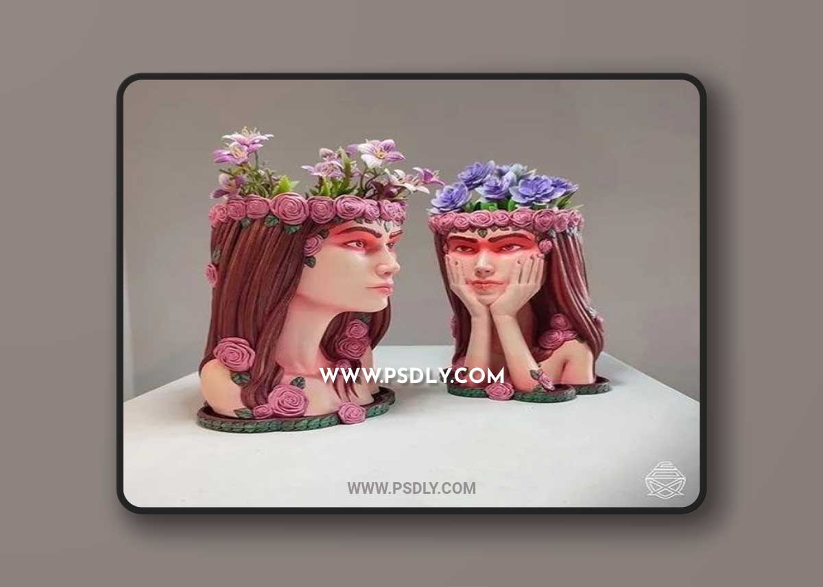 Flora Goddess - Pipe Cox - 2 models 3D Print