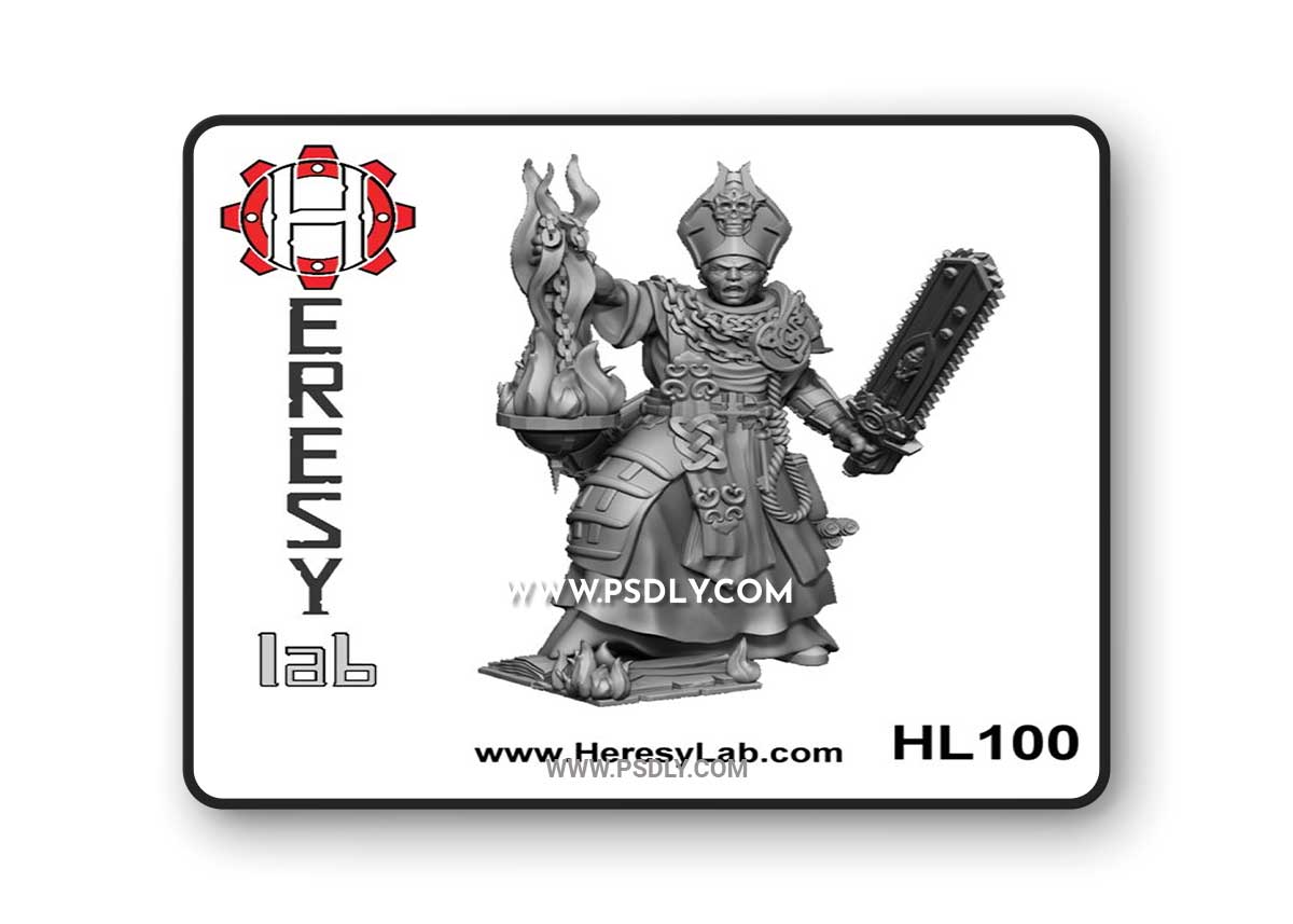 HL100 Redeemer War Priest 3D Print