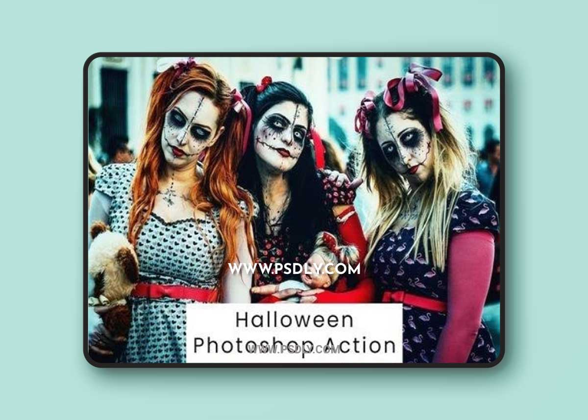 Halloween Photoshop Action NQNMVUN