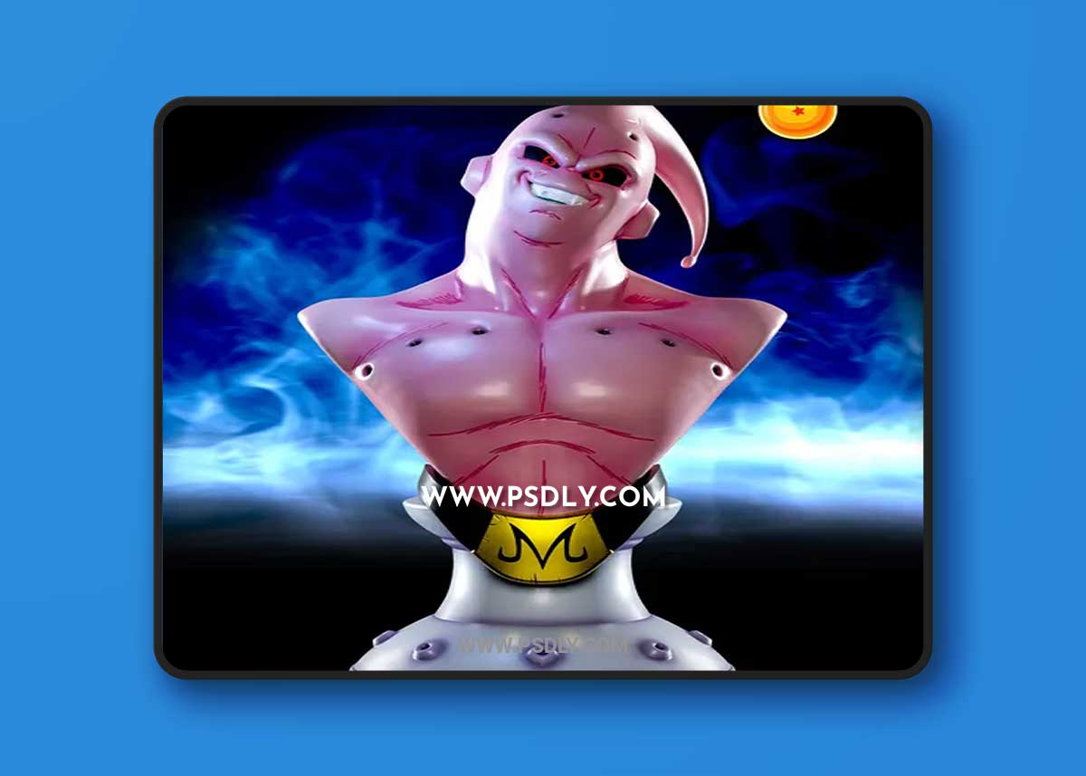MAJIN BUU BUSTO 3D Print