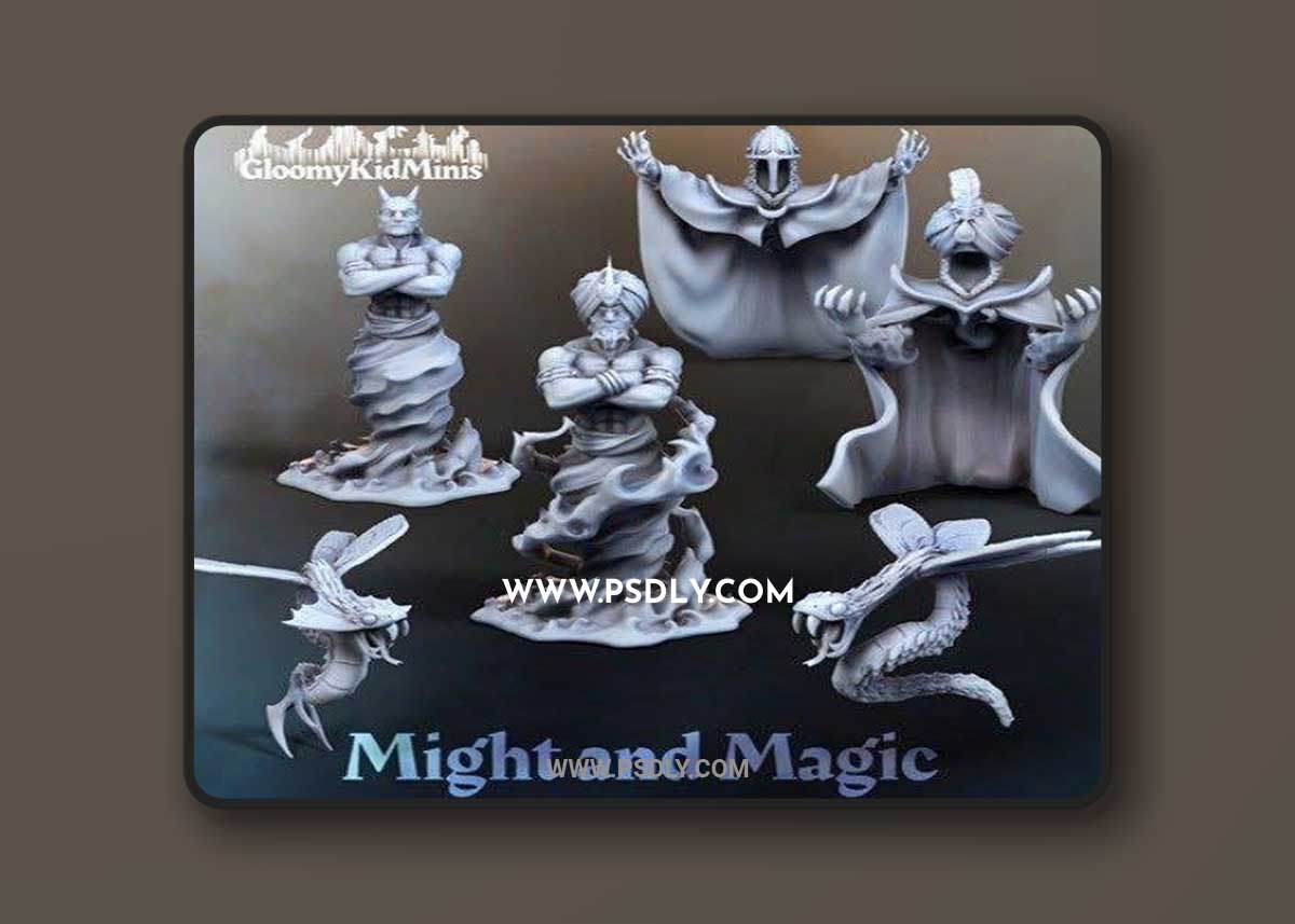 Might & Magic 3D Print 3D Model