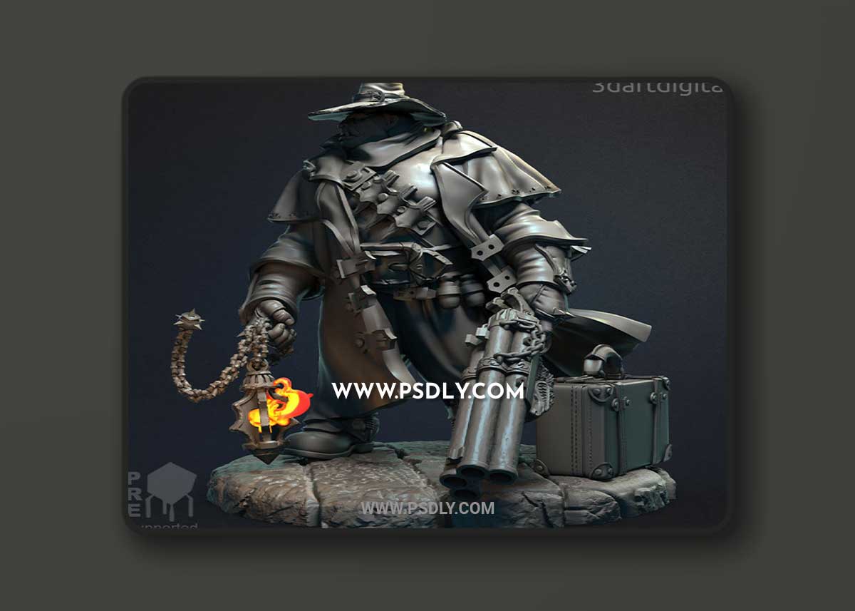 Ogre Vampire Hunter 3D Print