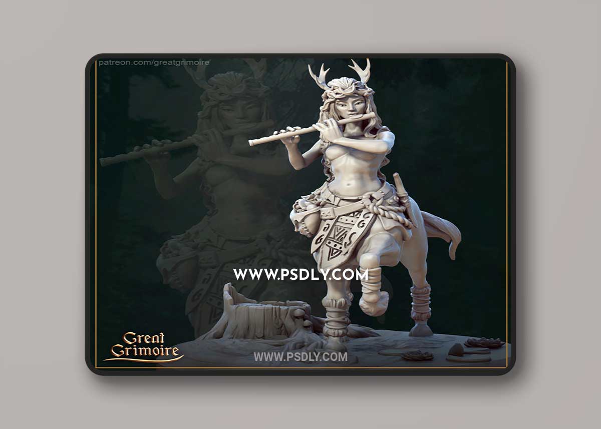 Orelaia The Сentaur Bard 3D Print