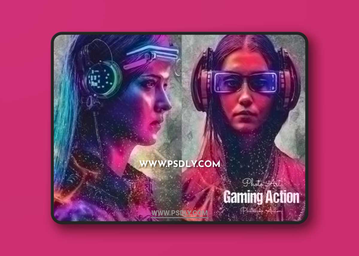 Photo Art Gaming Photoshop Action