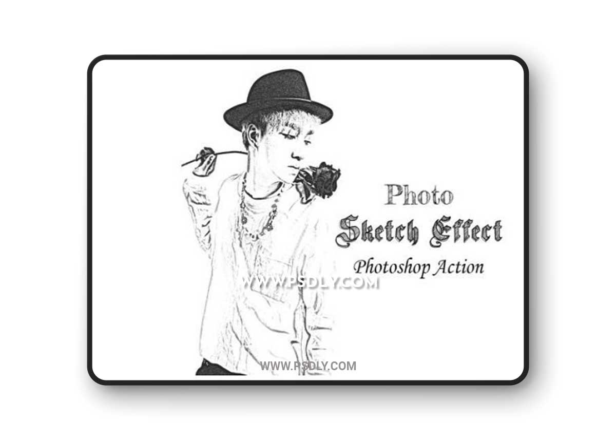 Photo Sketch Effect Photoshop Action