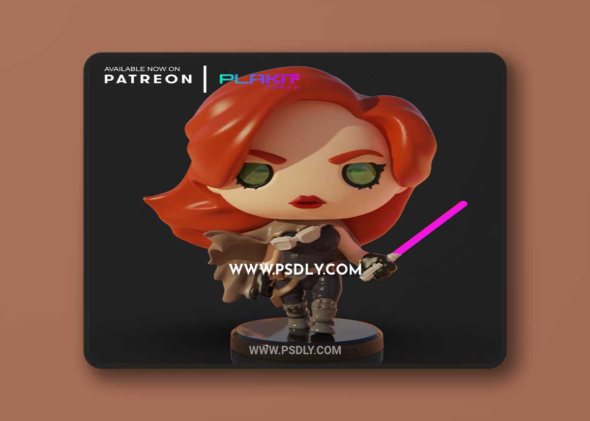 PlaKit Star Wars MaraJade 3D Print