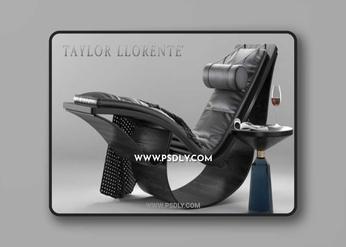 R1000 SCULPTURAL CHAISE LONGUE 3D Model