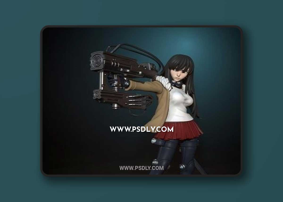 Reika Shimohira School uniform Gantz Mitsu Kage 3D Print