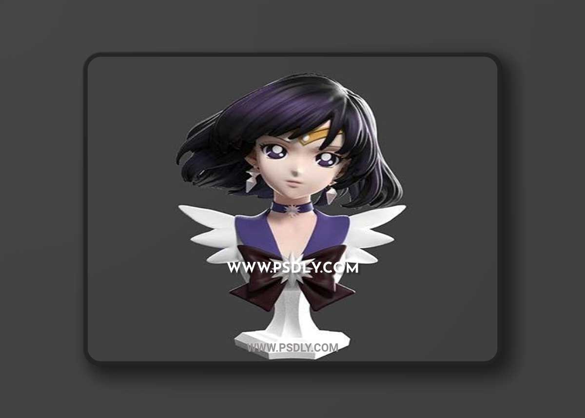 Sailor Saturn 3D Print 3D Model