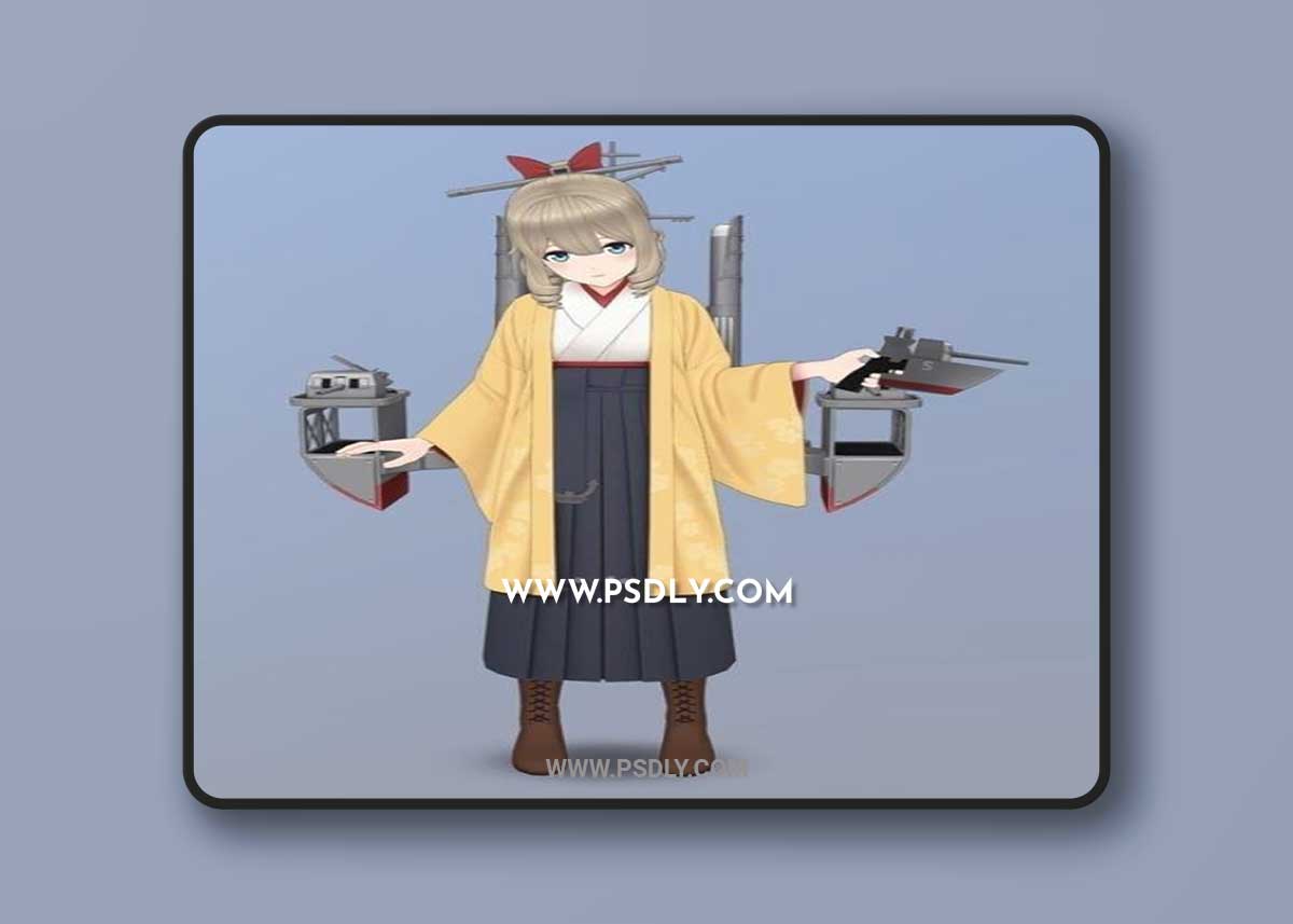 Ship Flag Wind and Ship Kamikaze 3D Print