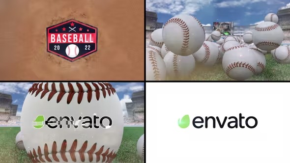 Videohive Baseball Logo Reveal 5 39443634